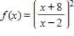 Find any horizontal asymptotes for the given function.  