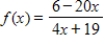 A function and its graph are given. Use the graph to estimate the locations of any horizontal asymptotes. 
