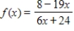 A function and its graph are given. Use the graph to estimate the locations of any vertical asymptotes. 