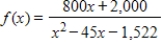 Analytically determine the location(s) of any vertical asymptote(s). Round your answer to two decimal places. 