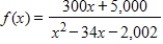 Analytically determine the location(s) of any horizontal asymptote(s).  