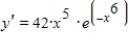 <strong>Find the derivative of the following function. </strong> A) B) C) D) E)