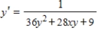 <strong>If , find y'. </strong> A) B) C) D) E)