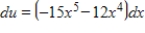 <strong>Find du if . </strong> A) B) C) D) E)
