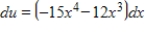 <strong>Find du if . </strong> A) B) C) D) E)