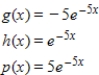 <strong>Given the functions below, decide which function is f (x), and which is a member of the family . </strong> A) And Is a member of the family of B) And Is a member of the family of C) And Is a member of the family of D) And Is a member of the family of E) And Is a member of the family of