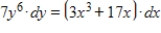 Use integration to find the general solution to the differential equation . 