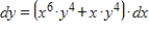 Find the general solution to the differential equation   . ​