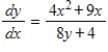 Find the general solution of the differential equation   . ​