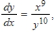 Find the particular solution to the given differential equation. ​   when   ​