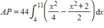 <strong>For a certain product, the total revenue is given by , and the total cost is given by . Write an integral that gives the average profit for the product over the interval from 4 to 11 β</strong> A) B) C) D) E)