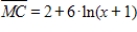 If the marginal cost function for x units of a product is dollars per unit, and if the fixed cost is $100, find the total cost function. 