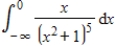 Evaluate the improper integral if it converges, or state that it diverges. ​   ​