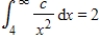 For what value of c does ?   ​