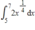Use the Trapezoidal Rule to approximate   with n = 6. Round your answer to two decimal places. ​