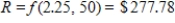<strong>Suppose that if $100,000 is borrowed to purchase a home, then the monthly payment R is a function of the interest rate i (expressed as a percent) and the number of years n before the mortgage is paid, and is given by   . Find   and interpret your answer. Round your answer to two decimal places. ​</strong> A)   The monthly payment for $100,000 borrowed for 50 years at 2.25% interest is $141.51. B)   The monthly payment for $100,000 borrowed for 50 years at 2.25% interest is $4,265.02. C)   The monthly payment for $100,000 borrowed for 50 years at 2.25% interest is $277.78. D)   The monthly payment for $100,000 borrowed for 50 years at 2.25% interest is $3,801.72. E)   The monthly payment for $100,000 borrowed for 50 years at 2.25% interest is $278.78. <div style=padding-top: 35px> 