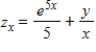 <strong>If   , find   . ​</strong> A)   B)   C)   D)   E)   <div style=padding-top: 35px> 