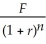 In the formula P = the term r is ________.