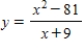 <strong>Find the x- and y- intercepts of the graph of the equation ? </strong> A) x- intercepts: ; y- intercepts: B) x- intercepts: , ; y- intercepts: , C) x- intercepts: ; y- intercepts: D) x- intercepts: , ; y- intercepts: , E) x- intercepts: ; y- intercepts: