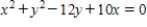 <strong>Write the general form of the equation of the circle with center and solution point </strong> A) B) C) D) E)