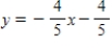 <strong>Write the equation of the line that passes through the given point and has the slope indicated. with slope </strong> A) B) C) D) E) 