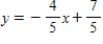 <strong>Write the equation of the line that passes through the given point and has the slope indicated. with slope </strong> A) B) C) D) E) 