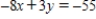 <strong>Write an equation of the line that passes through the point (i)parallel to the given line,and (ii)perpendicular to the given line. Point: Line: </strong> A) (i) parallel: (ii) perpendicular: B) (i) parallel: (ii) perpendicular: C) (i) parallel: (ii) perpendicular: D) (i) parallel: (ii) perpendicular: E) (i)parallel: (ii)perpendicular:
