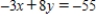 <strong>Write an equation of the line that passes through the point (i)parallel to the given line,and (ii)perpendicular to the given line. Point: Line: </strong> A) (i) parallel: (ii) perpendicular: B) (i) parallel: (ii) perpendicular: C) (i) parallel: (ii) perpendicular: D) (i) parallel: (ii) perpendicular: E) (i)parallel: (ii)perpendicular: