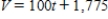 <strong>In 2004,a product has a value of $2,175.Over the next five years,its value will increase by $100 per year.Write a linear equation that gives the dollar value V in terms of the year t.(Let t = 0 represent 2000.) </strong> A) B) C) D) E) 