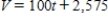 <strong>In 2004,a product has a value of $2,175.Over the next five years,its value will increase by $100 per year.Write a linear equation that gives the dollar value V in terms of the year t.(Let t = 0 represent 2000.) </strong> A) B) C) D) E) 