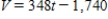 <strong>A small business purchases a piece of equipment for $1,740.After 5 years,the equipment will be outdated,having no value.Write a linear equation giving the value V of the equipment in terms of time t in years, </strong> A) B) C) D) E) 