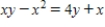 <strong>Determine whether y is a function of x. </strong> A) Yes B) No