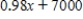 <strong>The inventor of a new game believes that the variable cost for producing the game is $0.98 per unit.The fixed cost is $7000. Find a formula for the average cost per unit </strong> A) B) C) D) E) 