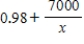 <strong>The inventor of a new game believes that the variable cost for producing the game is $0.98 per unit.The fixed cost is $7000. Find a formula for the average cost per unit </strong> A) B) C) D) E) 