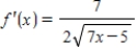 <strong>Find the derivative of the following function using the limiting process. </strong> A) B) C) D) E) either B or D