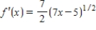 <strong>Find the derivative of the following function using the limiting process. </strong> A) B) C) D) E) either B or D