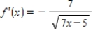 <strong>Find the derivative of the following function using the limiting process. </strong> A) B) C) D) E) either B or D