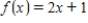 <strong>Identify a function f(x)that has the given characteristics and then sketch the function. ; ; </strong> A) B) C) D) E) 