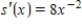 <strong>Find the derivative of the function </strong> A) B) C) D) E) 