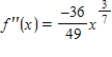 <strong>Find the second derivative of the function. </strong> A) B) C) D) E) None of the above