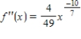 <strong>Find the second derivative of the function. </strong> A) B) C) D) E) None of the above