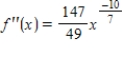 <strong>Find the second derivative of the function. </strong> A) B) C) D) E) None of the above