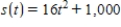 <strong>A brick becomes dislodged from the Empire State Building (at a height of 1,000 feet)and falls to the sidewalk below.Write the position s(t),velocity v(t),and acceleration a(t)as functions of time. </strong> A) ; ; B) ; ; C) ; ; D) ; ; E) ; ;