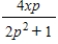 <strong>Find the rate of change of x with respect to p. , </strong> A) B) C) D) E) 