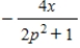 <strong>Find the rate of change of x with respect to p. , </strong> A) B) C) D) E) 