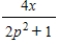 <strong>Find the rate of change of x with respect to p. , </strong> A) B) C) D) E) 