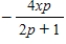<strong>Find the rate of change of x with respect to p. , </strong> A) B) C) D) E) 