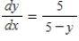 <strong>Find for the following equation: </strong> A) B) C) D) E) 