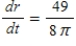 <strong>Volume and radius.Suppose that air is being pumped into a spherical balloon at a rate of 8 in.<sup>3</sup>/min.At what rate is the radius of the balloon increasing when the radius is 7 in.? </strong> A) B) C) D) E) 