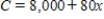 <strong>Profit.Suppose that the monthly revenue and cost (in dollars)for x units of a product are and At what rate per month is the profit changing if the number of units produced and sold is 100 and is increasing at a rate of 10 units per month? </strong> A) 11,960 per month B) 1,160 per month C) 1,960 per month D) 760 per month E) 19,960 per month